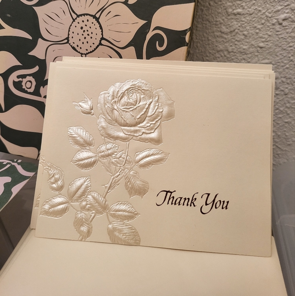 Blank Thank You Cards